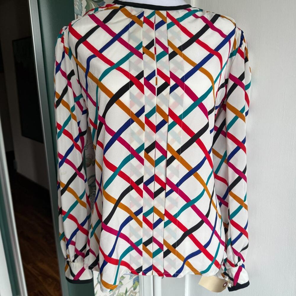Vintage 1980s Albert Nipon Women's Blouse